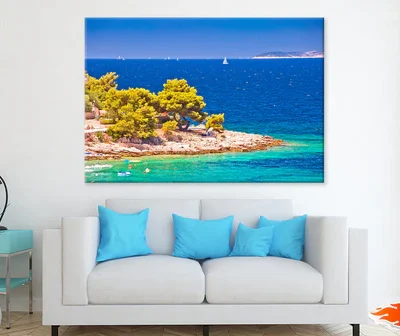 Archipelago of Dalmatia Croatia Print 100% Australian Made