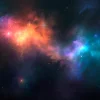 Nebulae On Illustrated Space Glass Framed Wall Art, Ready to Hang Quality Print - Image 2