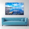 Autumn Lake View Acrylic Glass Print Tempered Glass Wall Art 100% Made in Australia Ready to Hang - Image 2