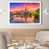 Sunset In Temple at Wat None Kum in Thailand Home Decor Premium Quality Poster Print Choose Your Sizes