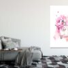 Pink Rose Perfume Print 100% Australian Made