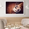 Cup Of Coffee with Steam Rising Out of It Home Decor Premium Quality Poster Print Choose Your Sizes - Image 2