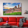 Bella Home Volterra, Tuscany Medieval Town Print Canvas Ready to hang