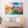 Rialto Bridge at Sunset in Venice, Italy Acrylic Glass Print Tempered Glass Wall Art 100% Made in Australia Ready to Hang - Image 4