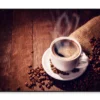 Cup Of Coffee with Steam Rising Out of It Home Decor Premium Quality Poster Print Choose Your Sizes - Image 3