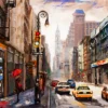 Street View Of New York Home Decor Premium Quality Poster Print Choose Your Sizes - Image 4