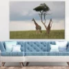 Giraffes Under Tree Photograph Print 100% Australian Made - Image 2