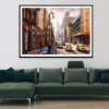 Street View Of New York Home Decor Premium Quality Poster Print Choose Your Sizes