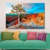 Snow Storm in Bryce & Blue Sky View Wall Art Decor 100% Australian Made - Image 2