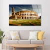 Colosseum In Rome, Italy Acrylic Glass Print Tempered Glass Wall Art 100% Made in Australia Ready to Hang - Image 3