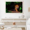 The Siberian Tiger & Forest View Home Decor Premium Quality Poster Print Choose Your Sizes