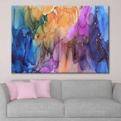 Natural Luxury Abstract Fluid Art Painting Print 100% Australian Made
