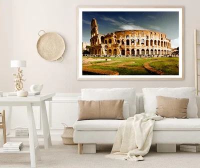 Colosseum In Rome, Italy Home Decor Premium Quality Poster Print Choose Your Sizes
