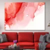 Red Abstract Painting Print 100% Australian Made - Image 2