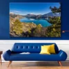 Bella Home Lake & Winter View From Hills Print Canvas Ready to hang