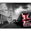 Big Ben with City Bus Covered Flag of England, London, UK Home Decor Premium Quality Poster Print Choose Your Sizes - Image 3