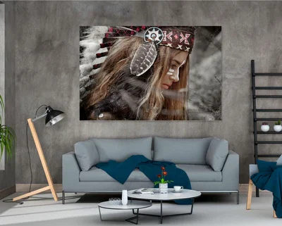 Native Headdress Popular multicoloured Print 100% Australian Made