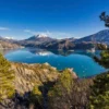 Bella Home Lake & Winter View From Hills Print Canvas Ready to hang - Image 3