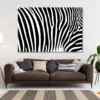 Black And White Zebra Pattern Print 100% Australian Made - Image 2