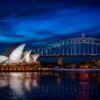Sydney Opera House at Night Home Decor Premium Quality Poster Print Choose Your Sizes - Image 4
