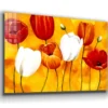 Abstract Tulips Art Print Tempered Glass Wall Art 100% Made in Australia Ready to Hang - Image 4