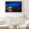 Sydney Opera House at Night Home Decor Premium Quality Poster Print Choose Your Sizes