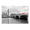 Red Bus on Westminster Bridge by The Houses of Parliament Acrylic Glass Print Tempered Glass Wall Art 100% Made in Australia Ready to Hang - Image 4