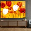 Abstract Tulips Art Print Tempered Glass Wall Art 100% Made in Australia Ready to Hang - Image 2