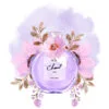 Purple Perfume with Light Pink Flowers Print 100% Australian Made - Image 3