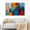 Colorful Abstract Design Acrylic Glass Print Tempered Glass Wall Art 100% Made in Australia Ready to Hang - Image 3