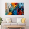 Colorful Abstract Design Acrylic Glass Print Tempered Glass Wall Art 100% Made in Australia Ready to Hang - Image 2