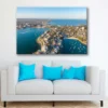 Bella Home Aerial Drone Evening View of Manly Print Canvas Ready to hang