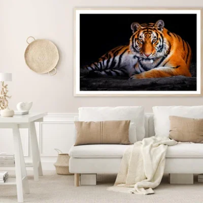 Closeup Of Siberian Tiger Home Decor Premium Quality Poster Print Choose Your Sizes