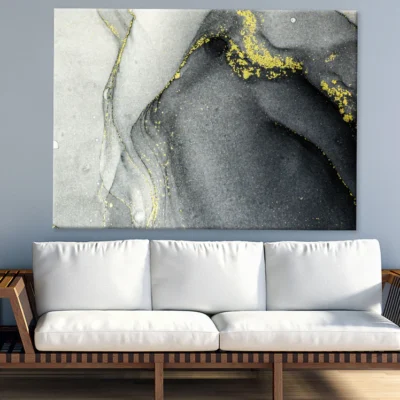 Black & White Abstract Design Print 100% Australian Made