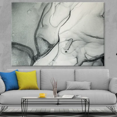 Black & White Abstract Design Print 100% Australian Made