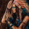 Worrior Indian Girl Photograph Home Decor Premium Quality Poster Print Choose Your Sizes - Image 2