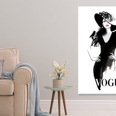 Vogue Girl Drawing Print 100% Australian Made