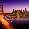San Francisco Skyline and Bay Bridge at Sunset, California Wall Art Decor 100% Australian Made - Image 3