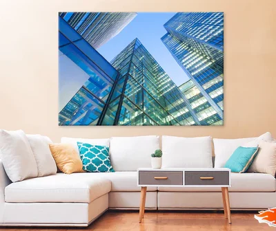 Jet silhouette building London Print 100% Australian Made
