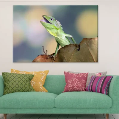 Chameleons Reptile Closeup View Photograph Print 100% Australian Made