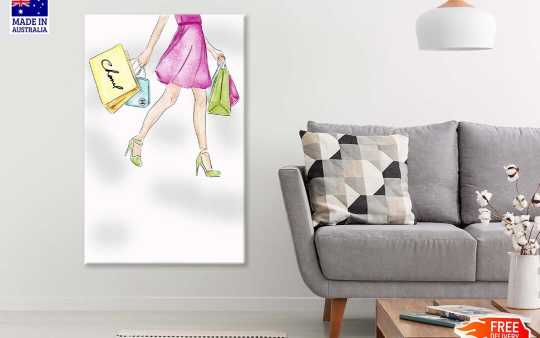 Luxury Green Heels Fashion Art Print 100% Australian Made