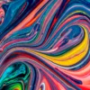 Beautiful Acrylic Color Abstract Background Wall Art Decor 100% Australian Made - Image 3