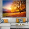 Stunning Sunset View & Autumn Tree Print 100% Australian Made