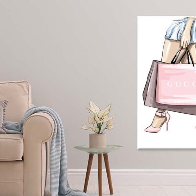 Luxury Pink Heels Fashion Art Print 100% Australian Made