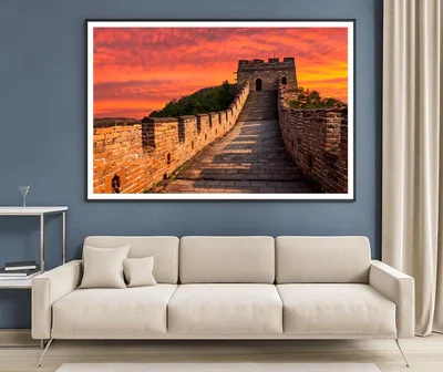 Great Wall of China at Mutianyu Home Decor Premium Quality Poster Print Choose Your Sizes