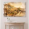 Roman Forums - Artistic Retro Styled Picture Wall Art Decor 100% Australian Made