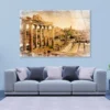 Roman Forums - Artistic Retro Styled Picture Acrylic Glass Print Tempered Glass Wall Art 100% Made in Australia Ready to Hang - Image 3