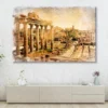 Roman Forums - Artistic Retro Styled Picture Wall Art Decor 100% Australian Made - Image 2