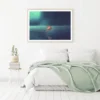 Flamingoes on Lake Digital Art Home Decor Premium Quality Poster Print Choose Your Sizes