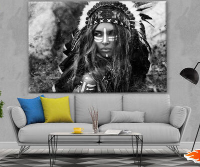 Native Indian Girl Photograph Print 100% Australian Made